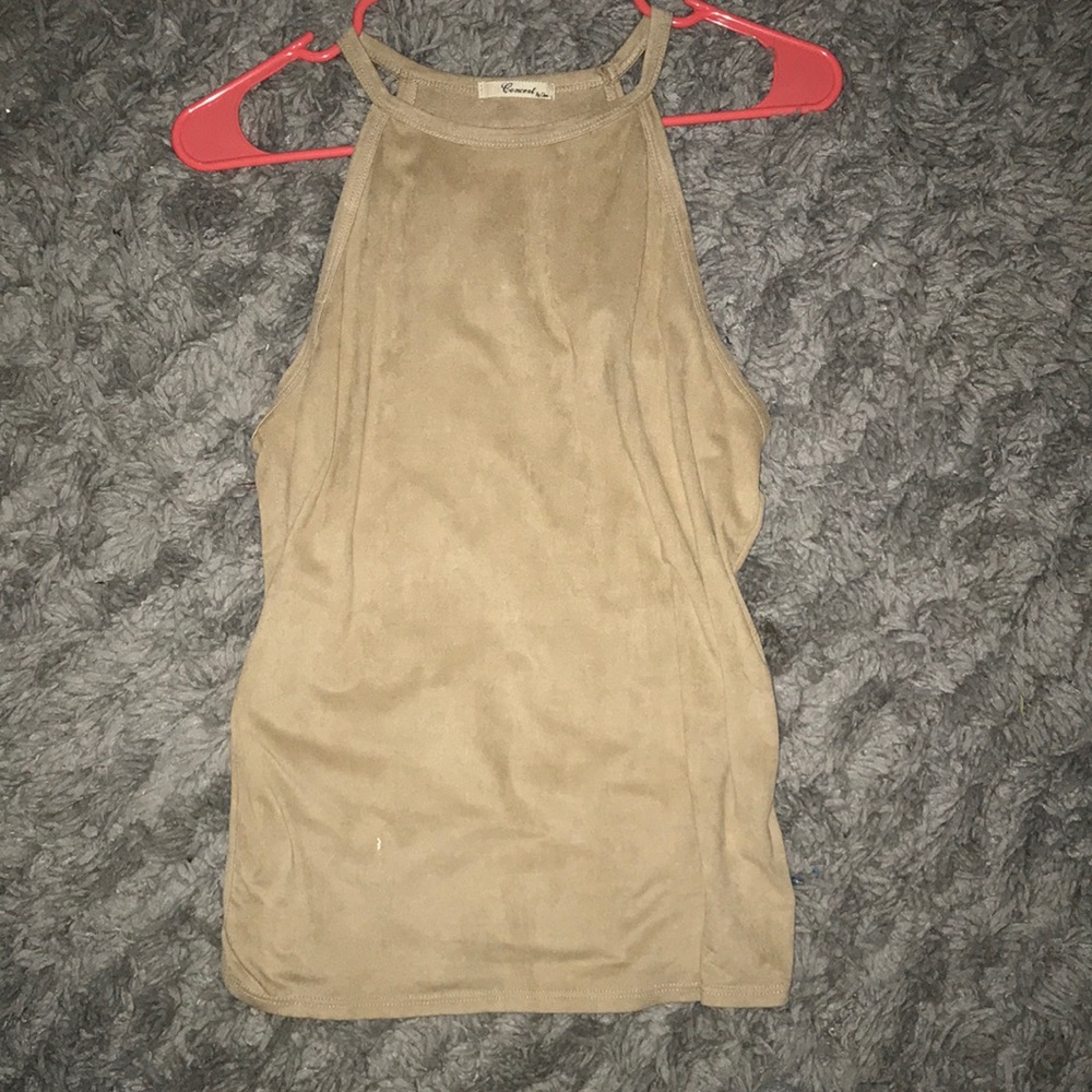Beige halter top